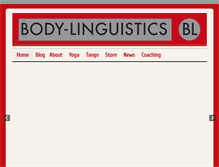 Tablet Screenshot of body-linguistics.com